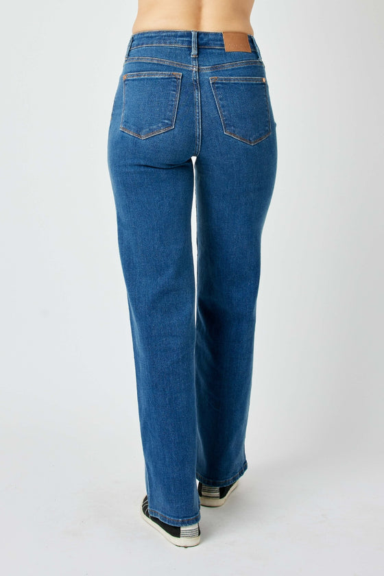 High Rise Straight Jeans