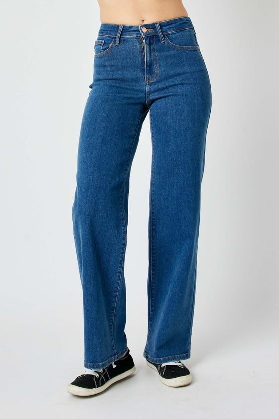 High Rise Straight Jeans