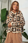 Crochet Patchwork Pullover Sweater