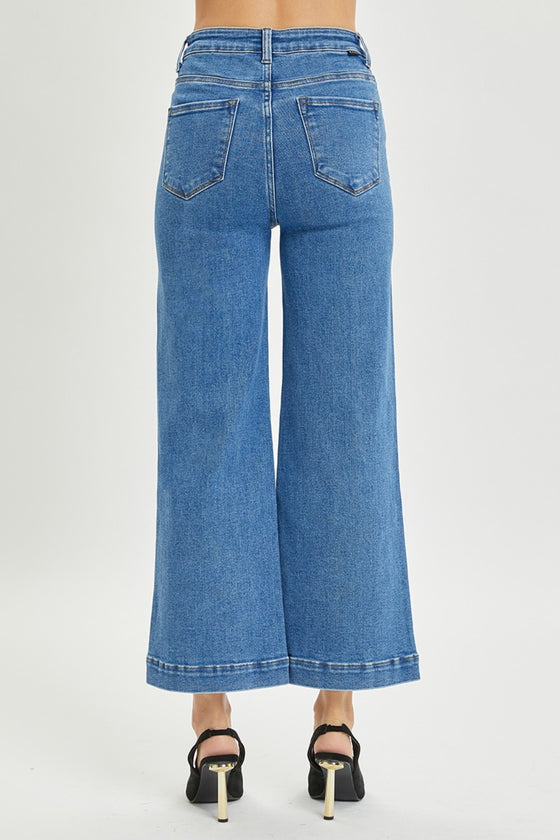 High Rise Wide Leg Jeans