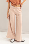 High Rise Wide Leg Drawstring Pants