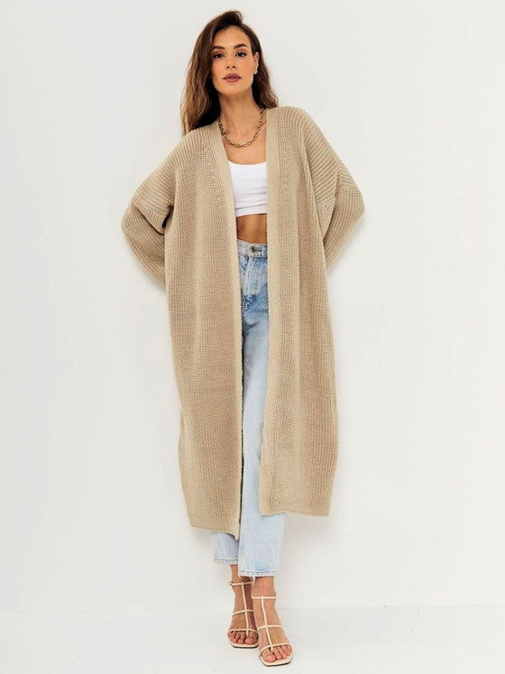 Open Front Longline Cardigan