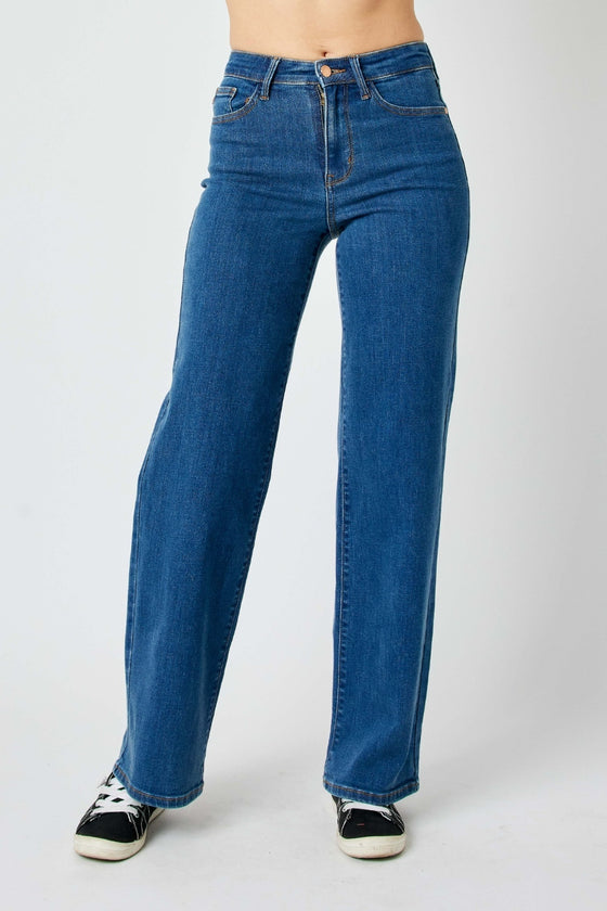 High Rise Straight Jeans