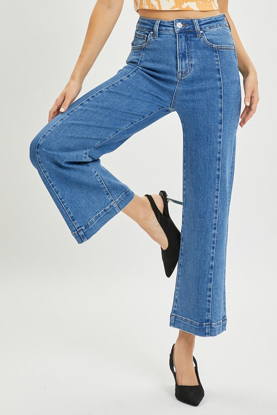 High Rise Wide Leg Jeans