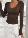 Basic Round Neck L/S Top