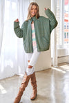 Soft Quilted Zip Up Jacket