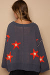 L/S Star Patch Sweater