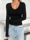 Basic Round Neck L/S Top