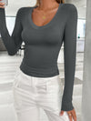 Basic Round Neck L/S Top