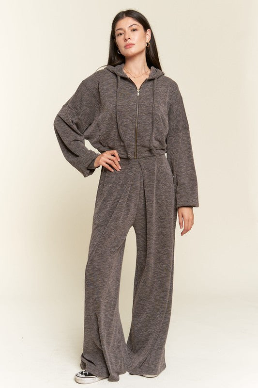 Wide-Leg Lounge Pants