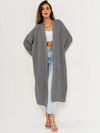 Open Front Longline Cardigan