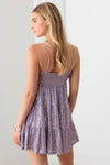 Sequin Babydoll Tiered Mini Dress