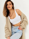 Open Front Longline Cardigan