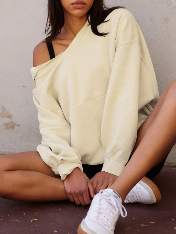 Lovey Off Shoulder L/S Hoodie