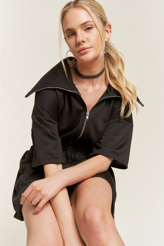 Terry Zip Romper