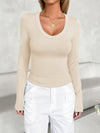 Basic Round Neck L/S Top