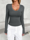 Basic Round Neck L/S Top