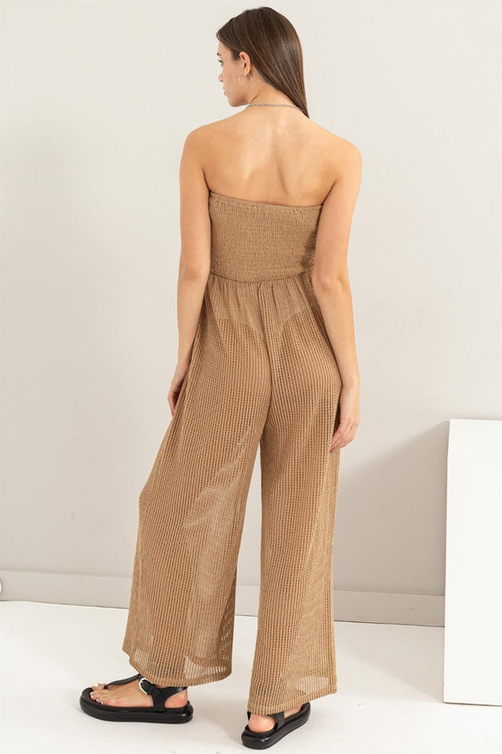 Knit Cover Up Jumpsuit