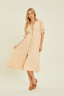  Daze Button-Down Midi Dress