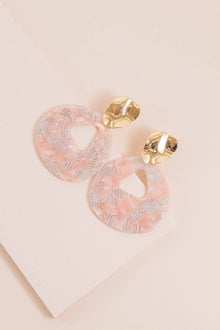  Island Pink Drop Earrings