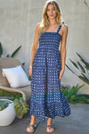 Cheri Smocked Maxi Dress