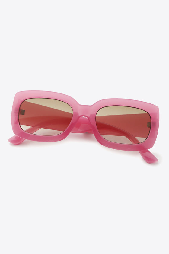 On Wednesday's Rectangle Sunglasses