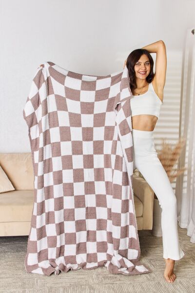 Checkered Decorative Throw Blanket