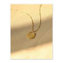  18k Gold Plated Sun Necklace