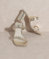 Victoria - Pearl Strap Heel