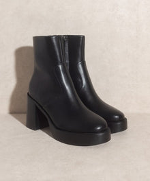  Alexandra Platform Ankle Boots