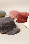 Corduroy Cap with Buttons