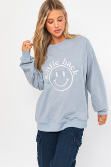  Smile Back Oversized Sweatshirt