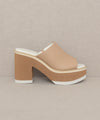 Maren - Layered Platform Heel Slides