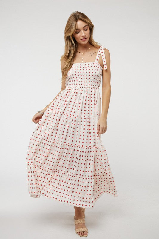 Cheri Smocked Maxi Dress