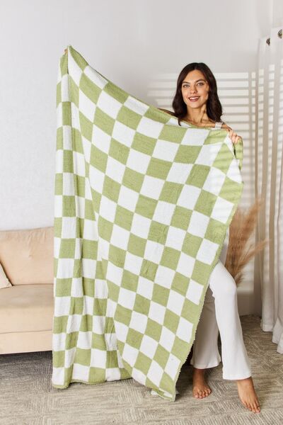 Checkered Decorative Throw Blanket