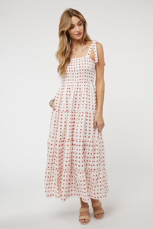 Cheri Smocked Maxi Dress