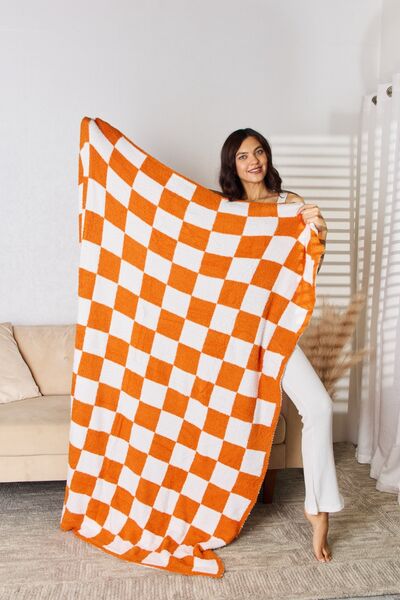 Checkered Decorative Throw Blanket