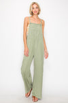 Sage Wide Leg Overalls