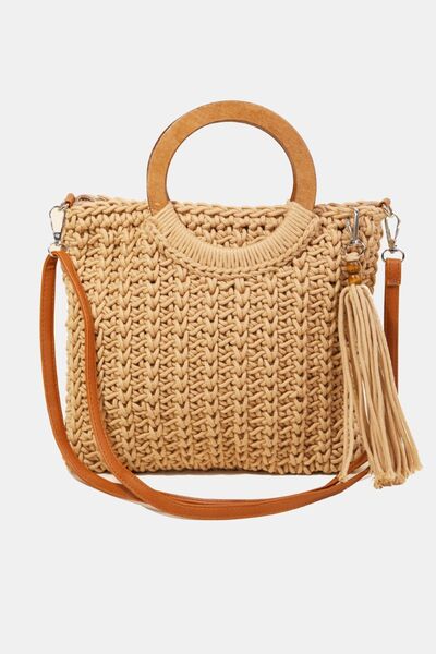 Bailey Crochet Convertible Tote Bag