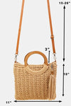 Bailey Crochet Convertible Tote Bag