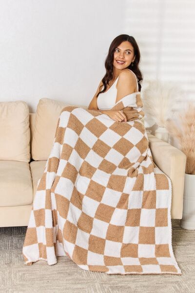 Checkered Decorative Throw Blanket