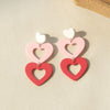 Cutout Heart Acrylic Earrings