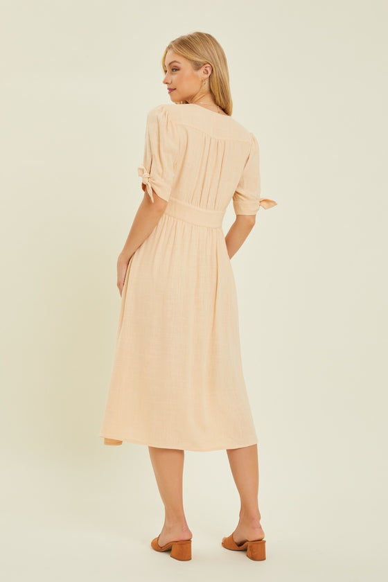 Daze Button-Down Midi Dress