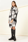 Checkered Longline Jacket