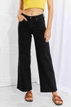 Amanda Mid Rise Wide Leg Jeans