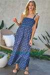 Cheri Smocked Maxi Dress