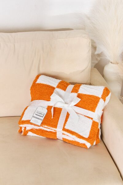 Checkered Decorative Throw Blanket