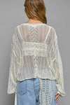 Open Knit Ivory Top