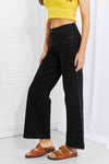 Amanda Mid Rise Wide Leg Jeans